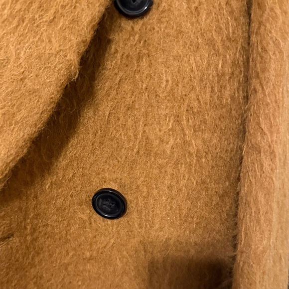 Stand Studio Women's Brown Double-Breasted Pea Coat - Picture 4 of 7